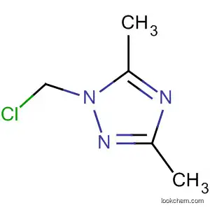 Molecular Structure of 66053-59-6 (1H-1,2,4-Triazole, 1-(chloromethyl)-3,5-dimethyl-)