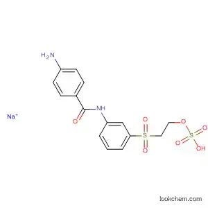 Molecular Structure of 66056-52-8 (Benzamide, 4-amino-N-[3-[[2-(sulfooxy)ethyl]sulfonyl]phenyl]-,
monosodium salt)