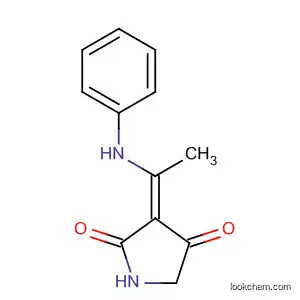 Molecular Structure of 66056-71-1 (2,4-Pyrrolidinedione, 3-[1-(phenylamino)ethylidene]-, (Z)-)