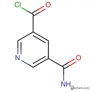 Molecular Structure of 66115-80-8 (3-Pyridinecarbonyl chloride, 5-(aminocarbonyl)- (9CI))