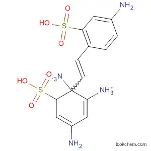 Molecular Structure of 66117-04-2 (Benzenesulfonic acid, 2,2'-(1,2-ethenediyl)bis[5-amino-, diammonium
salt)