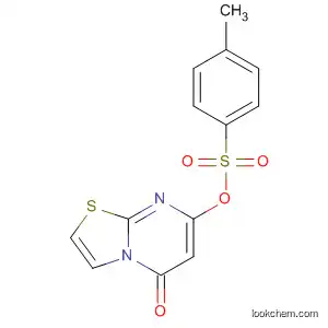 Molecular Structure of 66155-58-6 (5H-Thiazolo[3,2-a]pyrimidin-5-one, 7-[[(4-methylphenyl)sulfonyl]oxy]-)