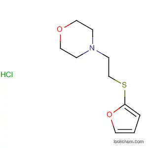 Molecular Structure of 66355-10-0 (Morpholine, 4-[2-(2-furanylthio)ethyl]-, hydrochloride)