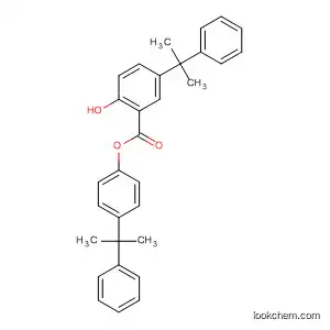 Molecular Structure of 66722-91-6 (Benzoic acid, 2-hydroxy-5-(1-methyl-1-phenylethyl)-,
4-(1-methyl-1-phenylethyl)phenyl ester)