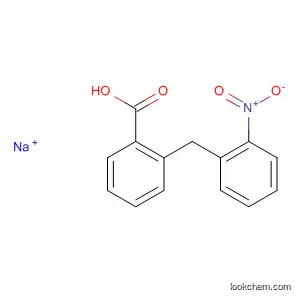 Molecular Structure of 66989-12-6 (Benzoic acid, [(nitrophenyl)methyl]-, sodium salt)