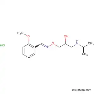 Molecular Structure of 67233-05-0 (Benzaldehyde, 2-methoxy-,
O-[2-hydroxy-3-[(1-methylethyl)amino]propyl]oxime, monohydrochloride)