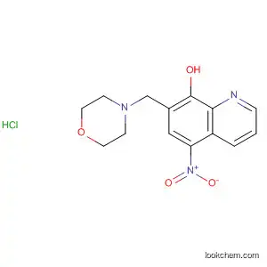 Molecular Structure of 67323-64-2 (8-Quinolinol, 7-(4-morpholinylmethyl)-5-nitro-, monohydrochloride)