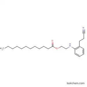 Molecular Structure of 67332-08-5 (Dodecanoic acid, 2-[(2-cyanoethyl)phenylamino]ethyl ester)