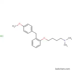 Molecular Structure of 67346-28-5 (1-Butanamine, 4-[2-[(4-methoxyphenyl)methyl]phenoxy]-N,N-dimethyl-,
hydrochloride)