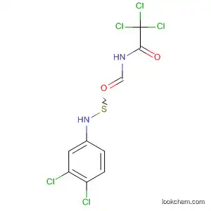 Molecular Structure of 67416-89-1 (Acetamide, 2,2,2-trichloro-N-[[(3,4-dichlorophenyl)amino]thioxomethyl]-)