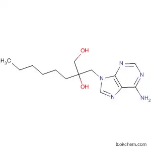 Molecular Structure of 123205-51-6 (1,2-Octanediol, 2-[(6-amino-9H-purin-9-yl)methyl]-)