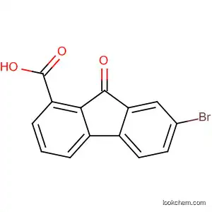 Molecular Structure of 13823-58-0 (9H-Fluorene-1-carboxylic acid, 7-bromo-9-oxo-)