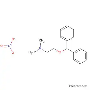 Molecular Structure of 17626-28-7 (Ethanamine, 2-(diphenylmethoxy)-N,N-dimethyl-, nitrate)