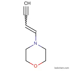 Molecular Structure of 19352-87-5 (Morpholine, 4-(1-buten-3-ynyl)-)