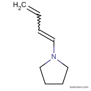 Molecular Structure of 19352-91-1 (Pyrrolidine, 1-(1,3-butadienyl)-)