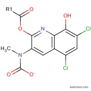 Molecular Structure of 19498-91-0 (8-Quinolinol, 5,7-dichloro-, methylcarbamate (ester))