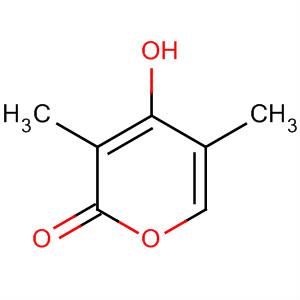 Molecular Structure of 19722-65-7 (2H-Pyran-2-one, 4-hydroxy-3,5-dimethyl-)