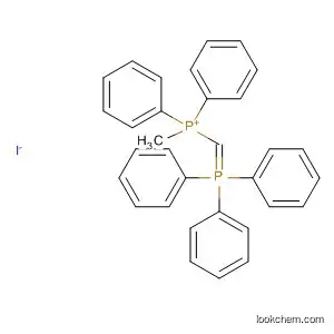 Molecular Structure of 19753-50-5 (Phosphonium, methyldiphenyl[(triphenylphosphoranylidene)methyl]-,
iodide)