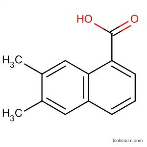 Molecular Structure of 19930-54-2 (1-Naphthalenecarboxylic acid, 6,7-dimethyl-)