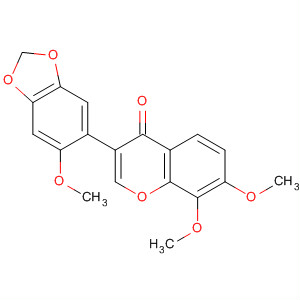 4H-1-Benzopyran-4-one,  7,8-dimethoxy-3-(6-methoxy-1,3-benzodioxol-5-yl)-
