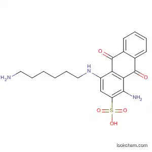 Molecular Structure of 26920-67-2 (2-Anthracenesulfonic acid,
1-amino-4-[(6-aminohexyl)amino]-9,10-dihydro-9,10-dioxo-)