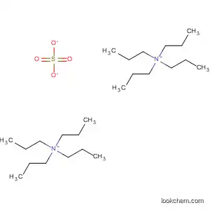 Molecular Structure of 28462-80-8 (1-Propanaminium, N,N,N-tripropyl-, sulfate (2:1))