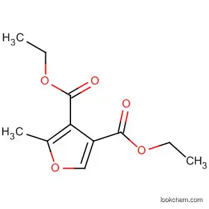 Molecular Structure of 29172-17-6 (3,4-Furandicarboxylic acid, 2-methyl-, diethyl ester)