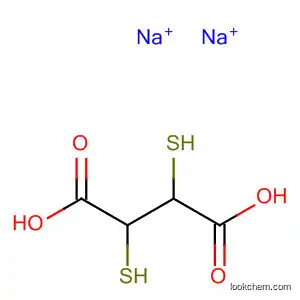 Molecular Structure of 304-60-9 (Butanedioic acid, 2,3-dimercapto-, disodium salt)