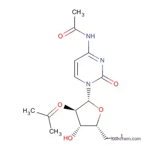 Molecular Structure of 30685-49-5 (Cytidine, N-acetyl-5'-deoxy-5'-iodo-2',3'-O-(1-methylethylidene)-)