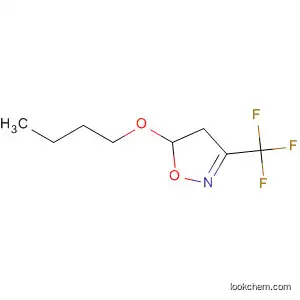 Molecular Structure of 32990-23-1 (Isoxazole, 5-butoxy-4,5-dihydro-3-(trifluoromethyl)-)