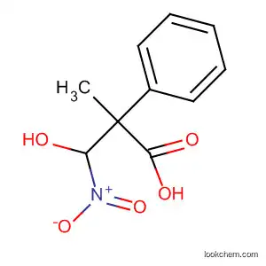 Molecular Structure of 34880-63-2 (Benzenepropanoic acid, b-hydroxy-a-methyl-3-nitro-)
