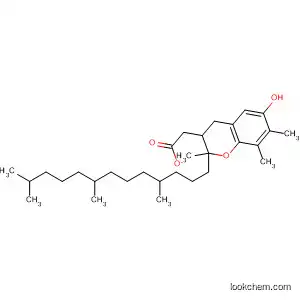Molecular Structure of 38365-45-6 (2H-1-Benzopyran-6-ol,
3,4-dihydro-2,7,8-trimethyl-2-(4,8,12-trimethyltridecyl)-, acetate)