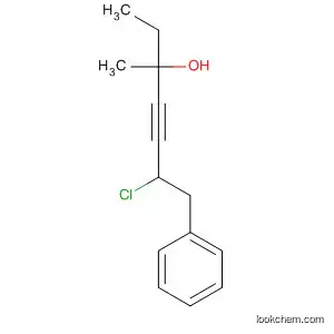 Molecular Structure of 39503-82-7 (4-Heptyn-3-ol, 6-chloro-3-methyl-7-phenyl-)