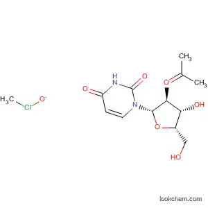 Molecular Structure of 39523-64-3 (Uridine, 2',3'-O-(1-methylethylidene)-, 5'-carbonochloridate)