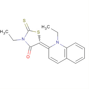 4-Thiazolidinone, 3-ethyl-5-(1-ethyl-2(1H)-quinolinylidene)-2-thioxo-