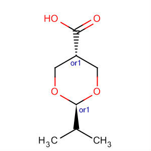 1,3-Dioxane-5-carboxylic acid, 2-(1-methylethyl)-, trans-