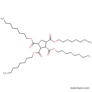 Molecular Structure of 4316-39-6 (1,2,3,4-Cyclopentanetetracarboxylic acid, tetraoctyl ester)