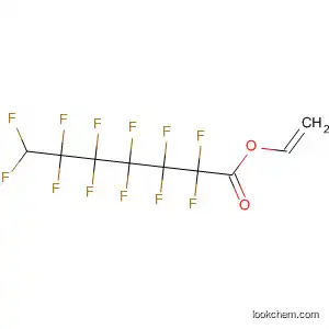 Molecular Structure of 45271-27-0 (Heptanoic acid, 2,2,3,3,4,4,5,5,6,6,7,7-dodecafluoro-, ethenyl ester)