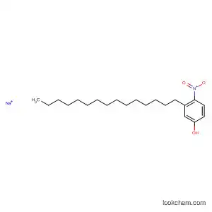 Molecular Structure of 47452-48-2 (Phenol, 4-nitro-3-pentadecyl-, sodium salt)