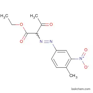Molecular Structure of 53306-84-6 (Butanoic acid, 2-[(4-methyl-3-nitrophenyl)azo]-3-oxo-, ethyl ester)