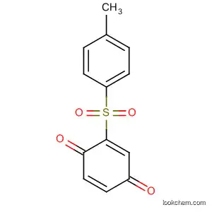 Molecular Structure of 59222-21-8 (2,5-Cyclohexadiene-1,4-dione, 2-[(4-methylphenyl)sulfonyl]-)