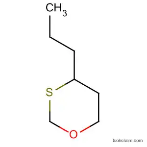 Molecular Structure of 59323-75-0 (1,3-Oxathiane, 4-propyl-)