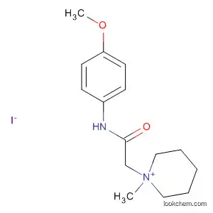 Molecular Structure of 59737-83-6 (Piperidinium, 1-[2-[(4-methoxyphenyl)amino]-2-oxoethyl]-1-methyl-,
iodide)