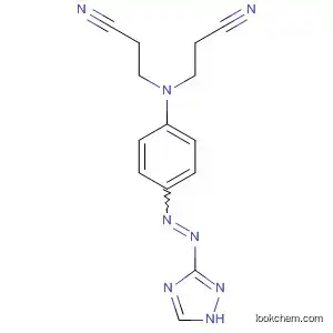 Molecular Structure of 60160-84-1 (Propanenitrile, 3,3'-[[4-(1H-1,2,4-triazol-3-ylazo)phenyl]imino]bis-)