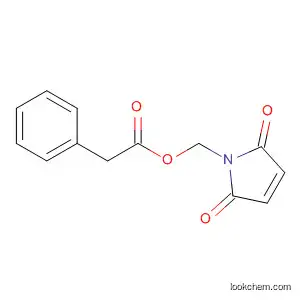 Molecular Structure of 68241-91-8 (Benzeneacetic acid, (2,5-dihydro-2,5-dioxo-1H-pyrrol-1-yl)methyl ester)
