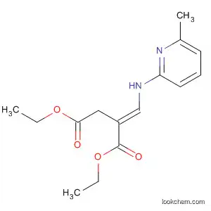 Molecular Structure of 68896-80-0 (Butanedioic acid, [[(6-methyl-2-pyridinyl)amino]methylene]-, diethyl
ester, (E)-)