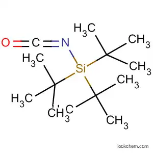 Molecular Structure of 69322-37-8 (Silane, tris(1,1-dimethylethyl)isocyanato-)