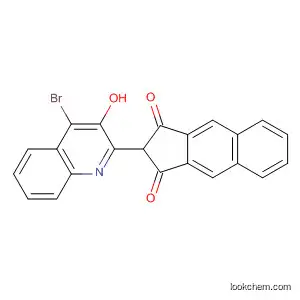 Molecular Structure of 69323-63-3 (1H-Benz[f]indene-1,3(2H)-dione, 2-(4-bromo-3-hydroxy-2-quinolinyl)-)