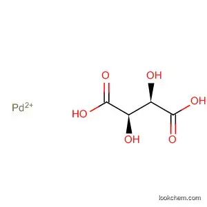 Molecular Structure of 69437-68-9 (Butanedioic acid, 2,3-dihydroxy- (2R,3R)-, palladium(2+) salt (1:1))
