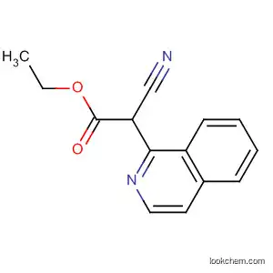 Molecular Structure of 69512-61-4 (1-Isoquinolineacetic acid, a-cyano-, ethyl ester)